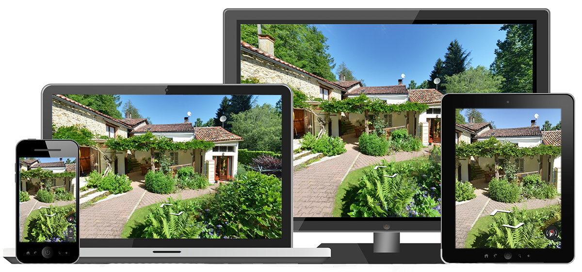 360 tour on multiple devices